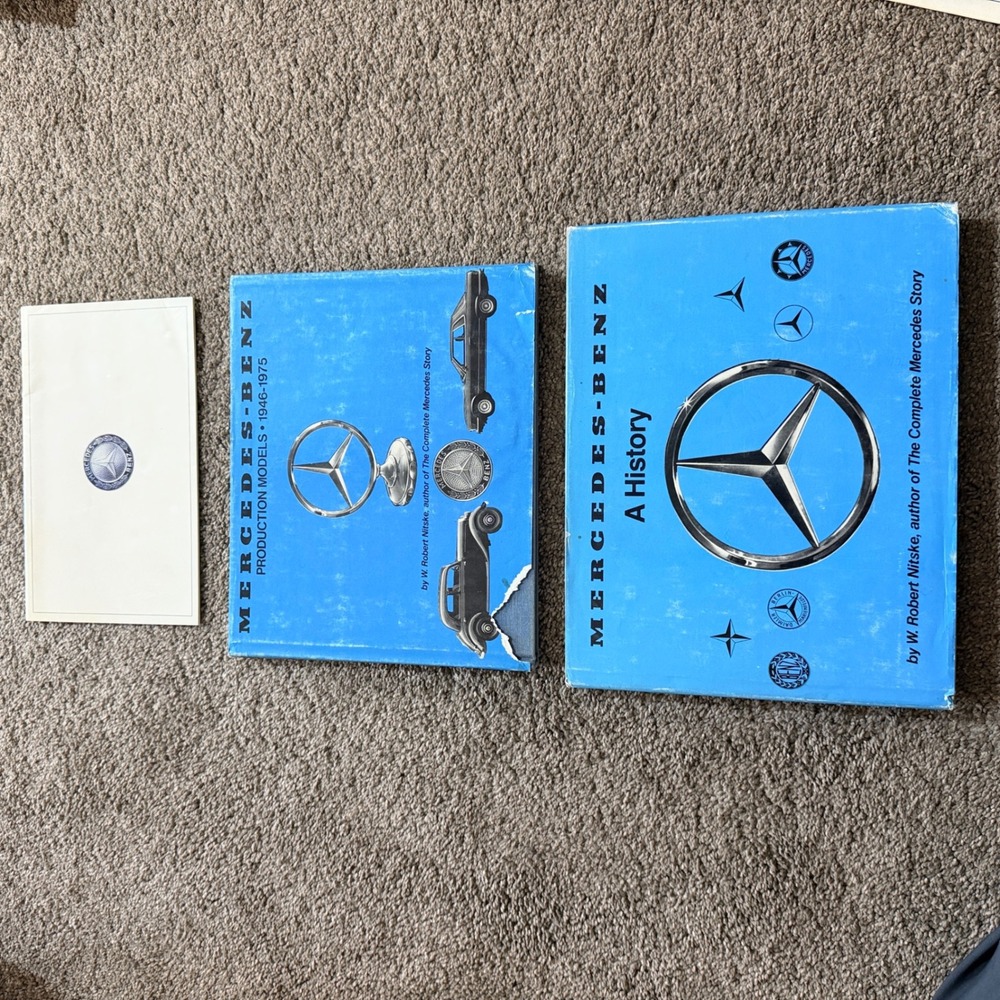 Mercedes-Benz A History & Production Models 1946-1975 Books W. Robert Nitske Set